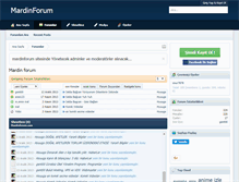 Tablet Screenshot of mardinforum.com